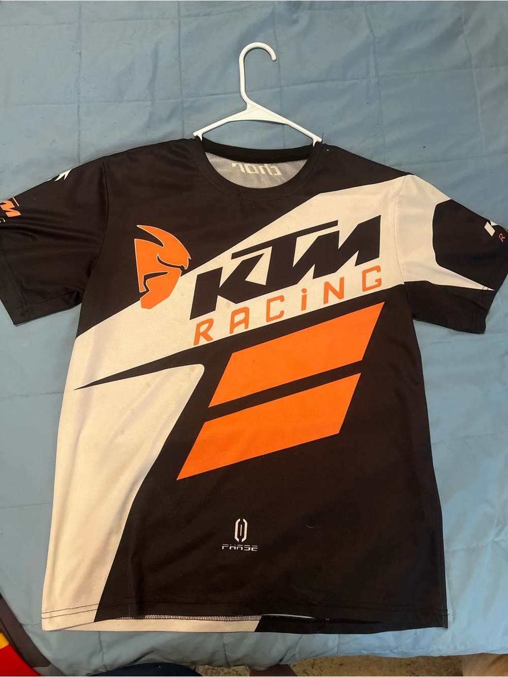 KTM Racing Graphic Tee in Black, White & Orange